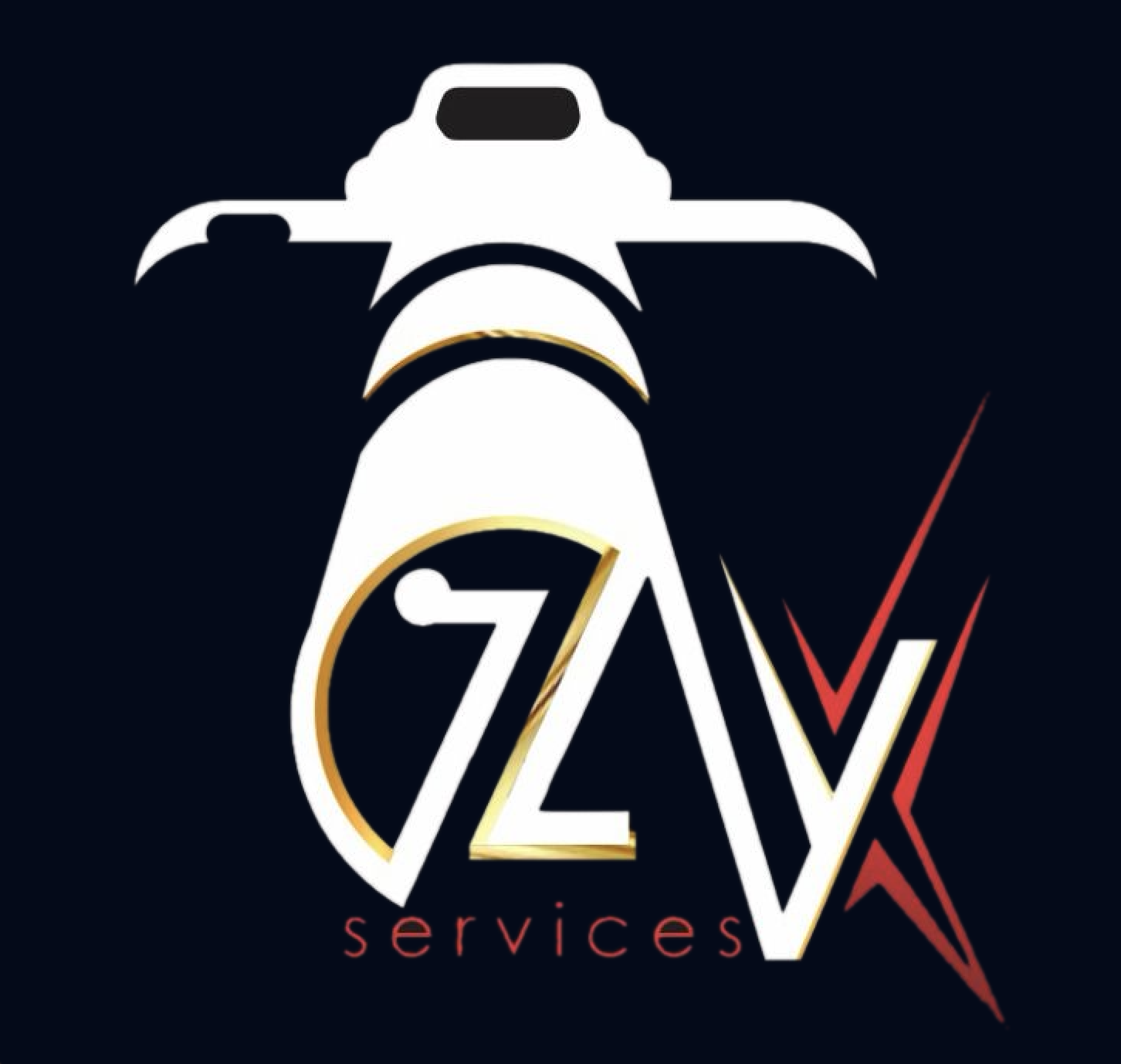 ZayX Services brand identity
